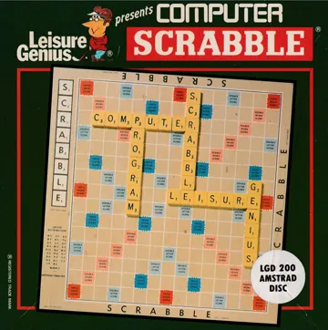 Computer Scrabble (UK) (1985) box cover front